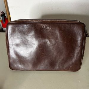 Leather COLE HAAN laptop portfolio case